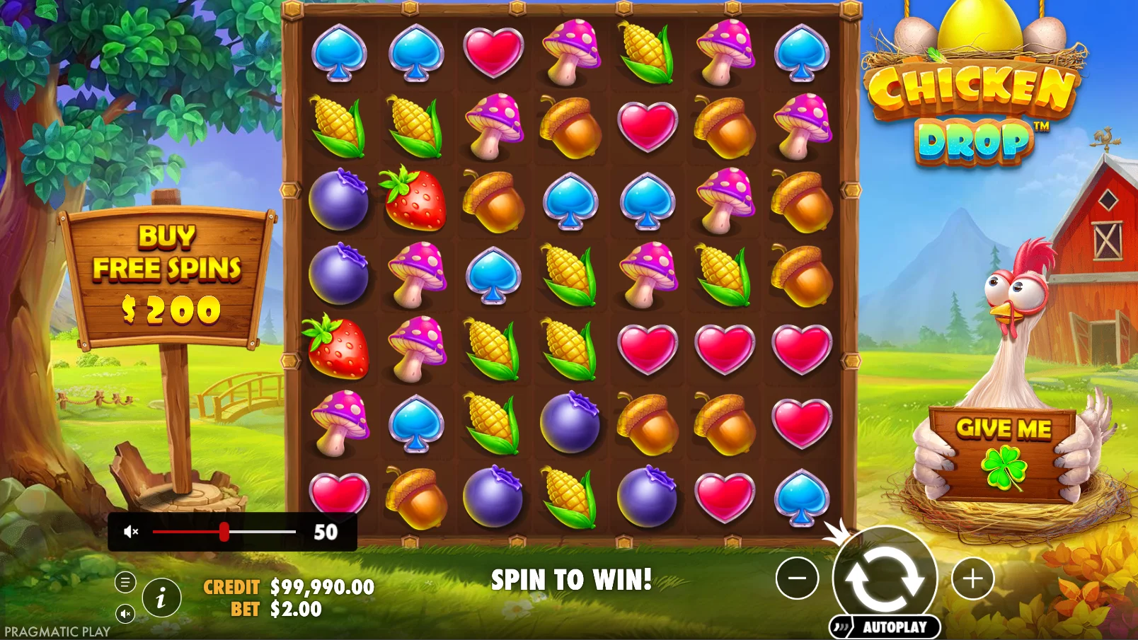 Chicken Drop Game Demo