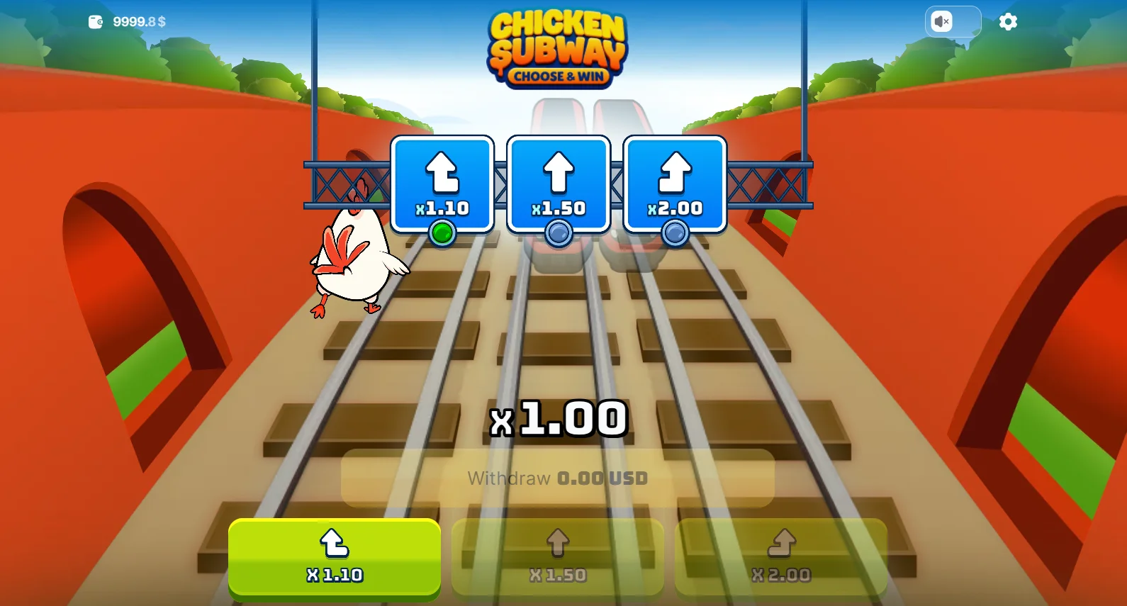 Chicken Subway Game Demo
